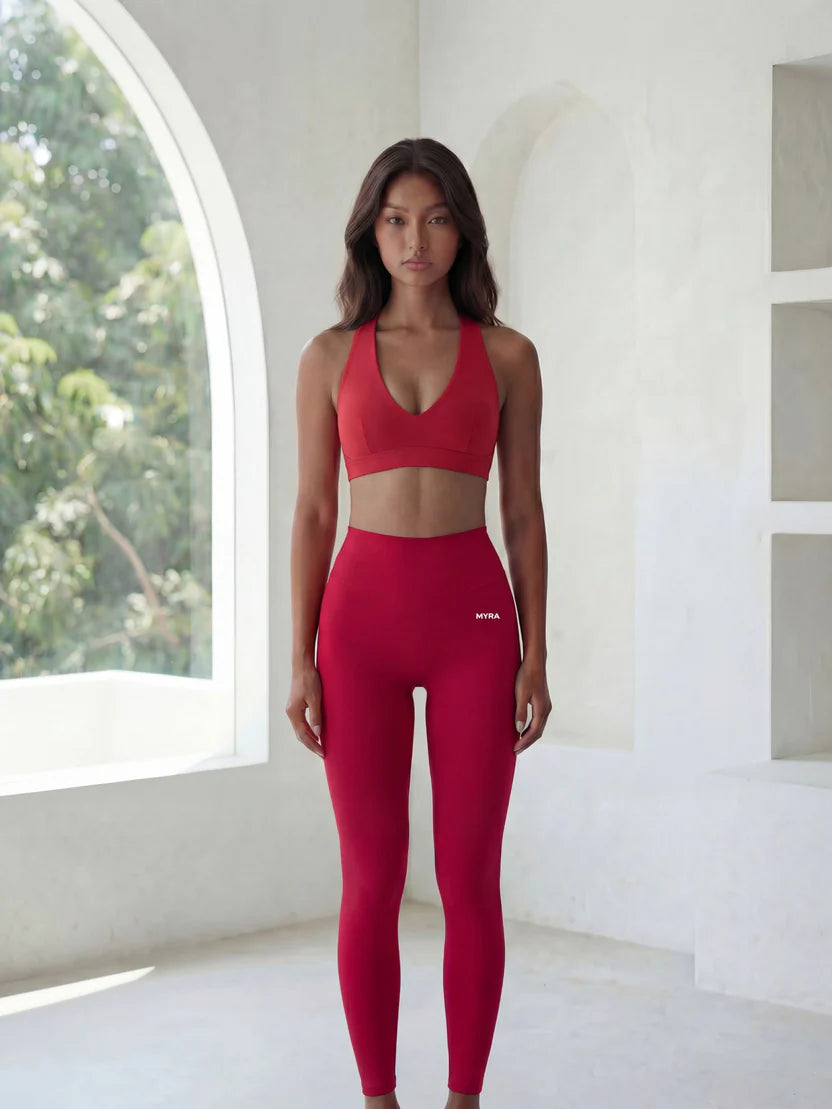 Aura Invisible Scrunch Leggings | Pink