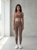 Aura Invisible Scrunch Leggings - Latte